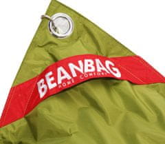 Beanbag Sedací vak 189x140 comfort s popruhmi green frog