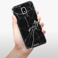 iSaprio Silikónové puzdro - Black Marble 18 pre Samsung Galaxy J3 (2017)