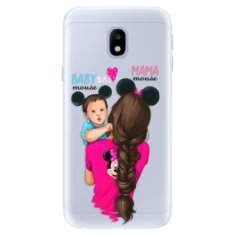 iSaprio Silikónové puzdro - Mama Mouse Brunette and Boy pre Samsung Galaxy J3 (2017)