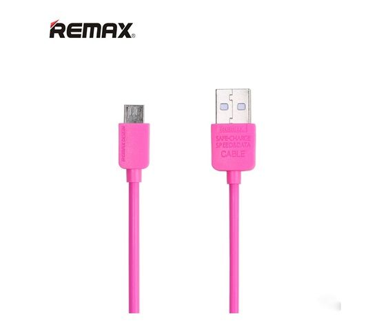 REMAX Dátový kábel s micro USB konektorom, dĺžka 1 m - ružový, AA-1107