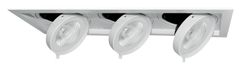 Century CENTURY SVIETIDLO LED REGIA ZAPUSTENÉ VÝKLOPNÉ 3MODULY 497 mm 45W 4000K Ra95 3785Lm 38d DIMM IP20 CEN FSMD3-450340