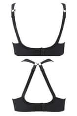 Amiatex Fitness podprsenka 5021 black, čierna, 75/FF