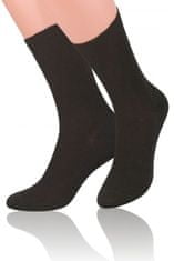 Amiatex Pánské ponožky 018 brown + Nadkolienky Gatta Calzino Strech, hnedá, 35/38