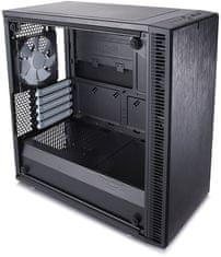 Fractal Design Define Mini C TG, sklo, čierna