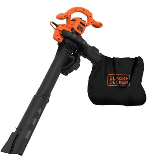 Black+Decker Elektrický záhradný vysávač/fukár/drvič 3v1 2500W BEBLV260-QS