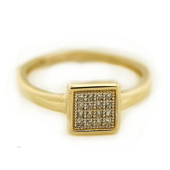 Amiatex Zlatý prsteň 15988 + Nadkolienky Gatta Calzino Strech