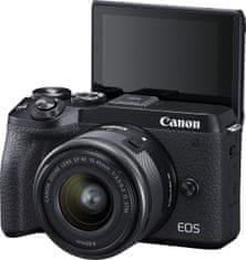 Canon EOS M6 Mark II + EF-M 15-45 IS STM + EVF hľadáčik (3611C012)