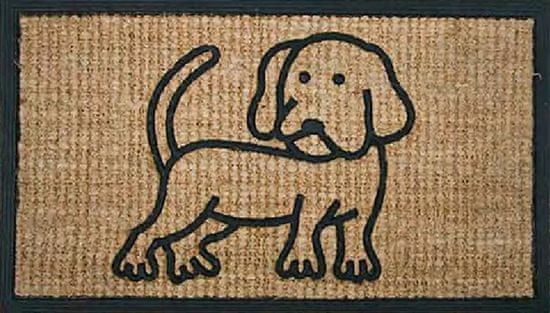 BO-MA Rohožka Kokos + guma pes – na von aj na doma