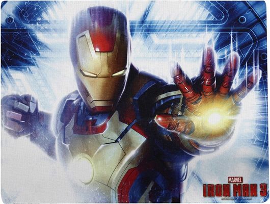 herná podložka pod pc myš marvel iron man e-blue emp005 exkluzívny dizajn pre optické i laserové myši zrolovateľná protišmyková spodná časť