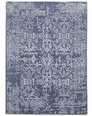 Diamond Carpets Ručne viazaný kusový koberec Diamond DC-JK 1 Jeans blue / silver 275x365