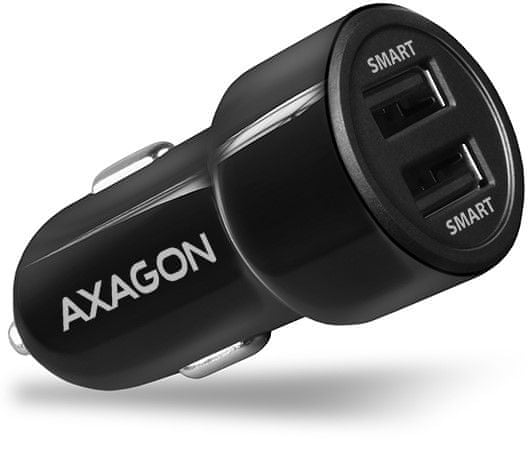 AXAGON SMART nabíjačka do auta, 2 × 5 V PWC-5v5