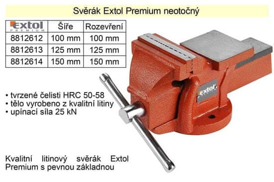 Extol Premium Svěrák Extol Premium neotočný 150 mm