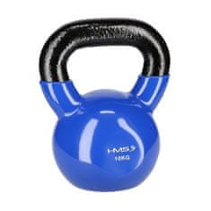 HMS kettlebell pokrytý vinylom KN 10 kg