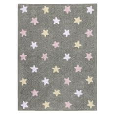 Lorena Canals Ručne tkaný kusový koberec Tricolor Stars Grey-Pink 120x160