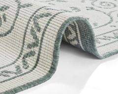 NORTHRUGS Kusový koberec Twin Supreme 103865 Leyte Green/Cream – na von aj na doma 80x150