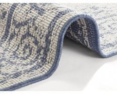 NORTHRUGS Kusový koberec Twin Supreme 103871 Blue / Cream – na von aj na doma 80x150