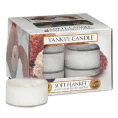 Yankee Candle Sviečky čajové , Jemná prikrívka, 12 ks