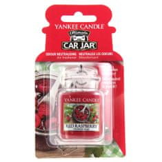 Yankee Candle Osviežovač do auta , Červená malina, 1x visačka