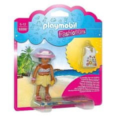 Playmobil Dievčatko v plážových šatoch , Módna prehliadka, 8 dielikov