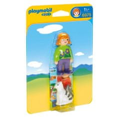 Playmobil Dievčatko s mačičkou , 1.2.3, 2 ks