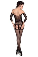 Livco Corsetti Bodystocking Adiva black + Nadkolienky Gatta Calzino Strech, čierna, S/L