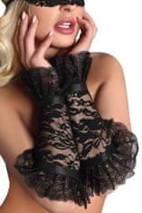 Livco Corsetti Erotický doplnok Gloves 13, čierna, S/L