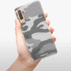 iSaprio Silikónové puzdro - Gray Camuflage 02 pre Samsung Galaxy A7 (2018)
