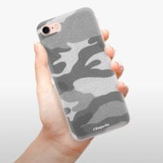 iSaprio Silikónové puzdro - Gray Camuflage 02 pre Apple iPhone 7 / 8