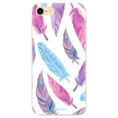 iSaprio Silikónové puzdro - Feather Pattern 10 pre Apple iPhone 7 / 8