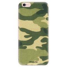 iSaprio Silikónové puzdro - Green Camuflage 01 pre Apple iPhone 6