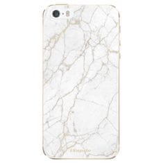 iSaprio Silikónové puzdro - GoldMarble 13 pre Apple iPhone 5/5S/SE