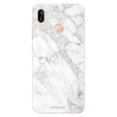 iSaprio Silikónové puzdro - SilverMarble 14 pre Huawei P20 Lite