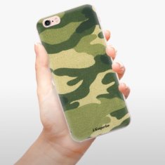 iSaprio Silikónové puzdro - Green Camuflage 01 pre Apple iPhone 6