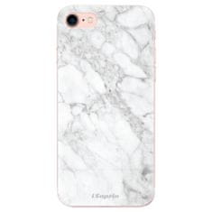iSaprio Silikónové puzdro - SilverMarble 14 pre Apple iPhone 7 / 8