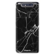 iSaprio Silikónové puzdro - Black Marble 18 pre Samsung Galaxy A80