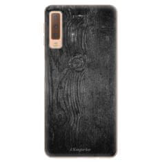 iSaprio Silikónové puzdro - Black Wood 13 pre Samsung Galaxy A7 (2018)