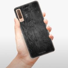 iSaprio Silikónové puzdro - Black Wood 13 pre Samsung Galaxy A7 (2018)