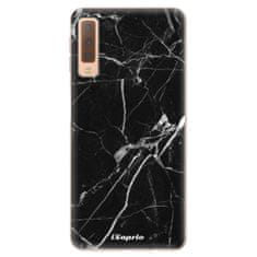 iSaprio Silikónové puzdro - Black Marble 18 pre Samsung Galaxy A7 (2018)