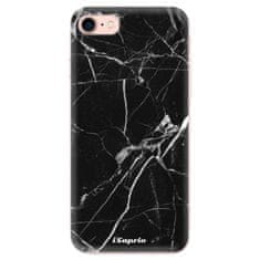 iSaprio Silikónové puzdro - Black Marble 18 pre Apple iPhone 7 / 8