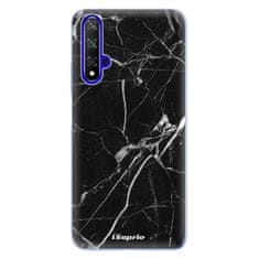 iSaprio Silikónové puzdro - Black Marble 18 pre Honor 20