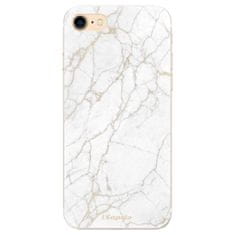 iSaprio Silikónové puzdro - GoldMarble 13 pre Apple iPhone 7 / 8