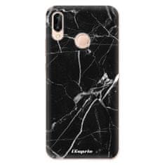 iSaprio Silikónové puzdro - Black Marble 18 pre Huawei P20 Lite