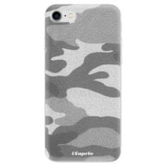 iSaprio Silikónové puzdro - Gray Camuflage 02 pre Apple iPhone 7 / 8