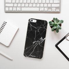 iSaprio Silikónové puzdro - Black Marble 18 pre Apple iPhone 5/5S/SE