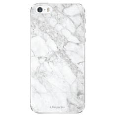 iSaprio Silikónové puzdro - SilverMarble 14 pre Apple iPhone 5/5S/SE