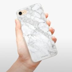 iSaprio Silikónové puzdro - SilverMarble 14 pre Apple iPhone 7 / 8