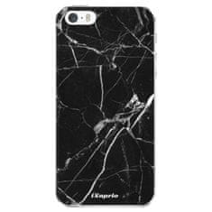 iSaprio Silikónové puzdro - Black Marble 18 pre Apple iPhone 5/5S/SE