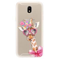 iSaprio Silikónové puzdro - Lady Giraffe pre Samsung Galaxy J5 (2017)