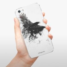 iSaprio Silikónové puzdro - Dark Bird 01 pre Apple iPhone 5/5S/SE