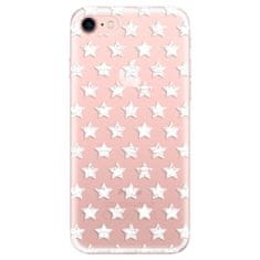 iSaprio Silikónové puzdro - Stars Pattern - white pre Apple iPhone 7 / 8